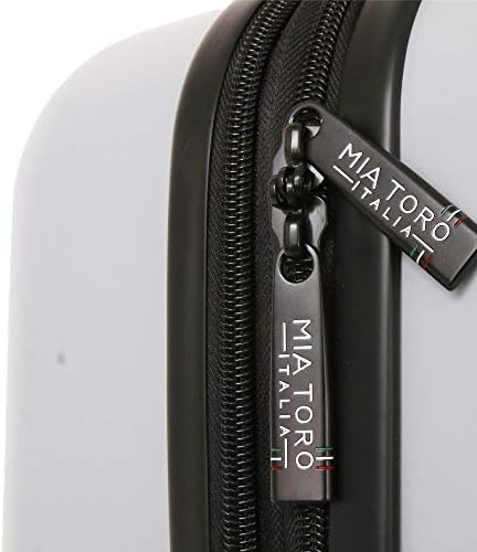 Mia Toro Furbo Itália Itália Hardside Spinner Balgage 28 polegadas, preto, tamanho único