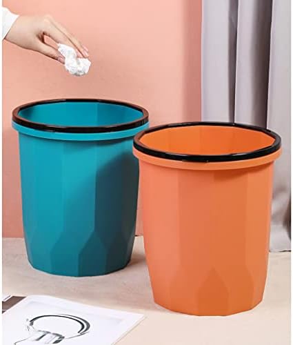 Lixo de lixo de paifa, lixo de pressão de estilo nórdico lata de lata de estar doméstica Classificação de armazenamento de armazenamento de armazenamento de banheiro banheiro lixo de cesta de papel lixo/azul