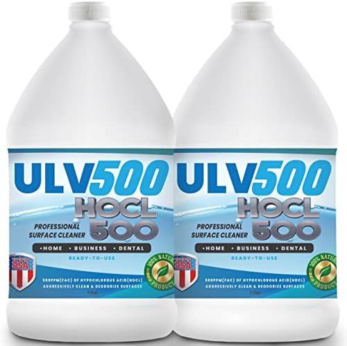 Hocl500 limpo natural, limpador de superfície profissional hipocloroso para uso doméstico, consultórios médicos e odontológicos,