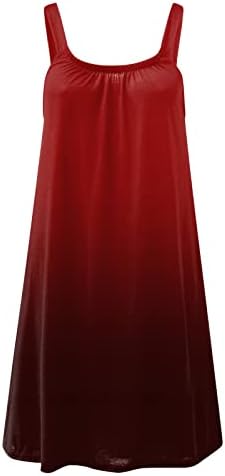 Vestido de verão dyguyth para mulheres, vestido de tanque sexy sem mangas fora do ombro elegante impressão elegante Plus Tamanho Casual Mini Flowy Mini Dress