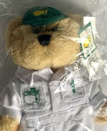 2003 Masters Golf Bear vestido como Caddy Augusta National Tournament Plexh Novo