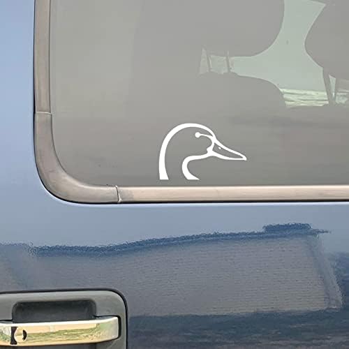 2 Pack Mallard Duck Head Car Decal