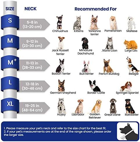 Cone de cachorro sem casca, cone inflável de cachorro após cirurgia para cães grandes pequenos, cones macios com melhor