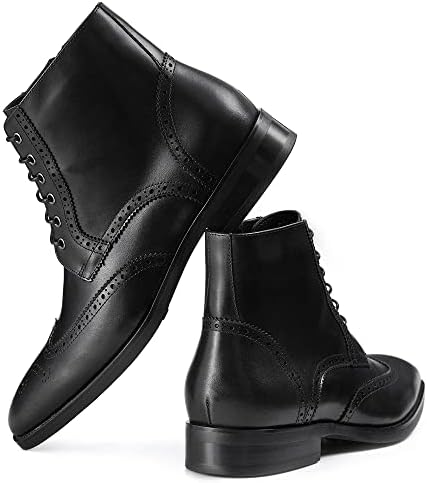 Botas de vestido masculinas gifennse masculino botas de chelsea botas de couro mens de botas de couro oxford para homens