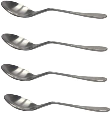 Knork Lite Bouillon Specialty Sop Spoon, conjunto de 4 peças, fosco