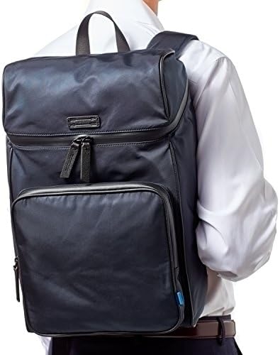 Uri Minkoff Stanton Backpack Soft Napa Leather w/Tarra preta, Blue Ocean Blue