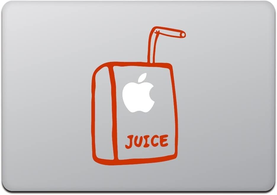 Loja gentil MacBook Air Pro MacBook Adesivo Apple Juice White M427-W