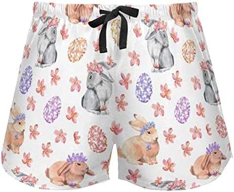 Oarencol Women's Pijama Shorts Lounge Sleep Bottom With Pockets S-XXL