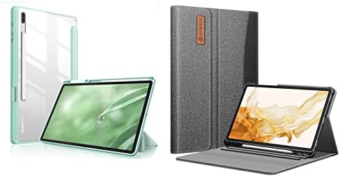 Fintie Bundle: Case para Samsung Galaxy Tab S8 Plus 2022/S7 Fe 2021/S7 Plus 2020, tampa à prova de choque com caixa