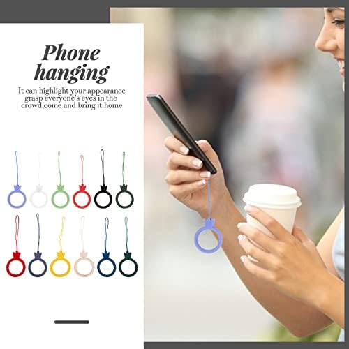 Telefone do telefone Obuyke Telefone colorido do celular anel de anel de correia do suporte para smartphone de dedo smartphone