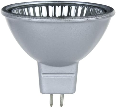 Sunlite 50MR16/FL/12V/SB 50 watts Halogen MR16 GU5.3 Mini refletor Bulbo, Silver Back