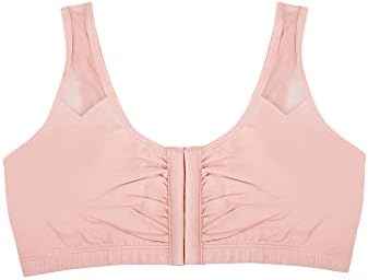 Fruto do Loom Front Front Front Sport Bra com tiras de malha