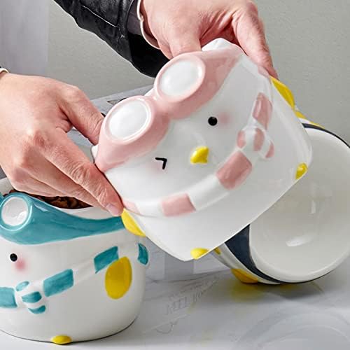 Comeone Ceramic Tilted Raiser Pet Bowls para gatos e cães elevados tigela de gato tigela de água tigela de água sem estresse,