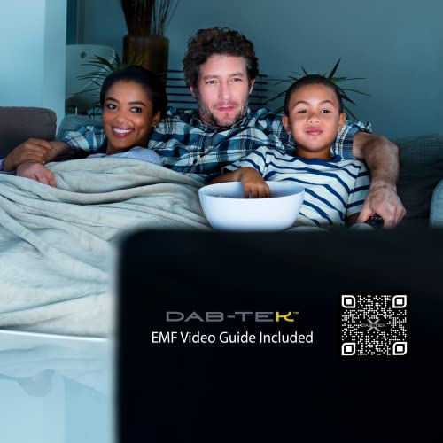Medidor EMF de 3 em 1 DAB-TEK-Detector EMF, detector de radiação fácil de usar para detectar EMF em casa, Work & Outdoors.