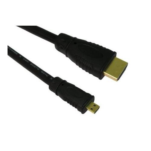Synergy Digital HDMI Cabo compatível com Panasonic Lumix DC-ZS70 Câmera Digital HDMI Cabo de 5 pés de alta definição Micro HDMI para cabo HDMI
