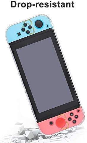 Rasta Heart Lips Compatível com Caixa de proteção fofa de Switch, tampa impressa ancorável para Nintendo Switch e Joy-Con