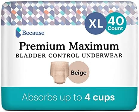 Porque o máximo premium e a roupa de baixo puxa para mulheres - proteção absorvente da bexiga com um ajuste elegante e invisível