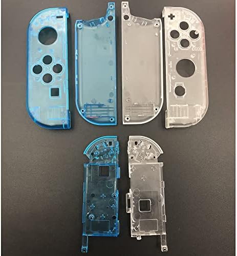 Capa de casca de casca de plástico e quadro do meio para Nintendo Switch NS Joy-Con Controller