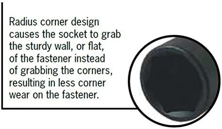 Sunex 554 1 Drive Standard 6 Point Impact Socket 1-11/16
