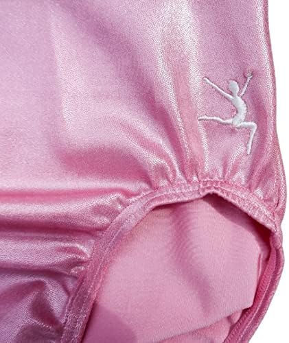 Gymnasticshq Gymnastics Letard For Girls - Leopardo de brilho rosa com strass