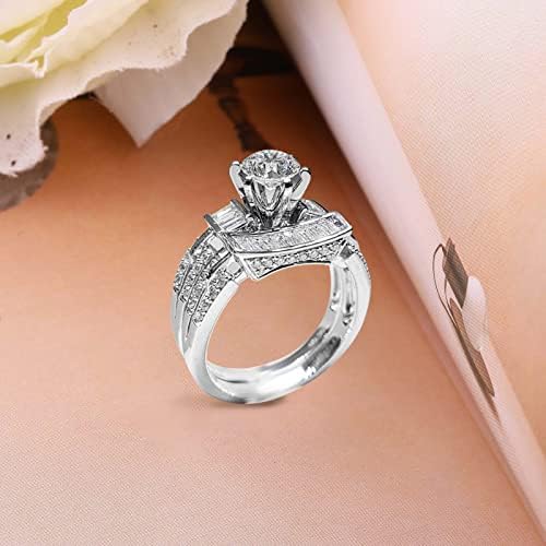 2023 Novo anel -Kle empilhado Creative Diamond RingWear Rose feminina Luxo Valentim Be Diamond Ring Ring Ring Day Rose to Ring