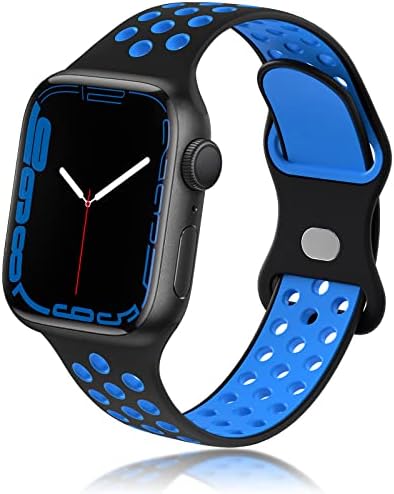 Bandas de silicone Gleen Compatible com banda Apple Watch Band Soft Silicone Sport Bands Wrists Substituição Strap