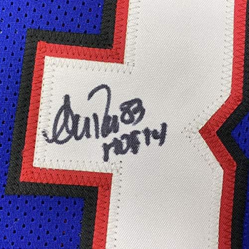 Andre Reed autografado/assinado HOF 14 Buffalo Blue Football Jersey JSA COA