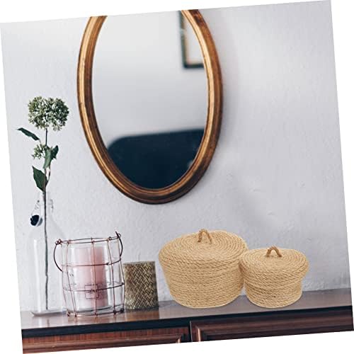 Homoyoyo 2 PCs Desktop Storage Basket Baskets para Toys Farmhouse Basce