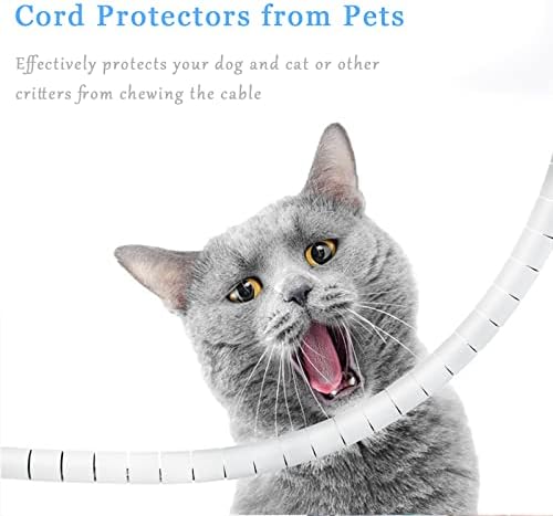 Protetores de cordões de animais de estimação, gerenciamento de cabos de protetor de cordão de cachorro e gato, organizador