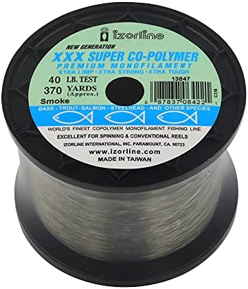 Izorline XXX Co-polímero Monofilament Fishing Line 1/4 lb Bulk Spool