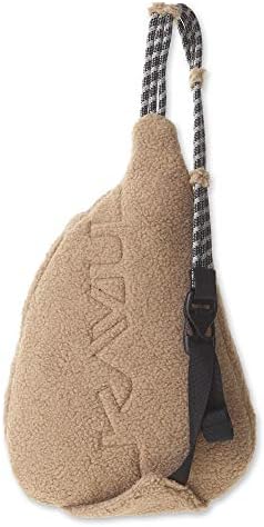 Kavu mini corda de lã de lã Sling crossbody sherpa backpack de backpack burse