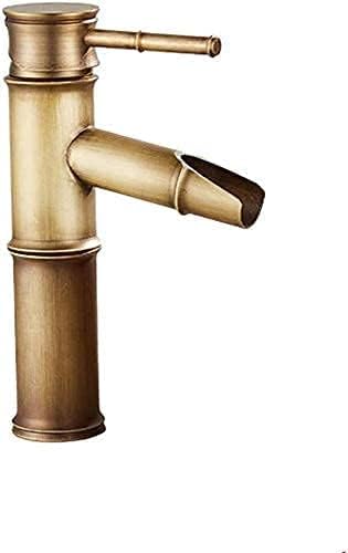 -Taps, torneiras, retro cachoeira torneira de torneiras de bronze bronze bronze bronze bambu bambu torneira
