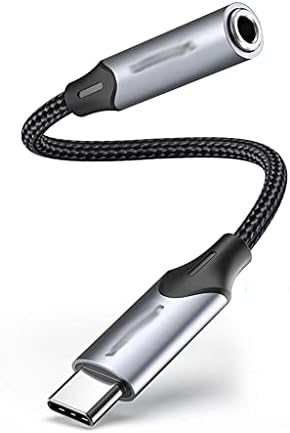 WDBBY USB C a 3,5 mm Jack Earphone Tipo C a 3.5 Cabo de áudio adaptador AUX de fone de ouvido