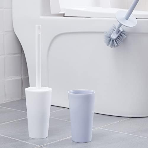Escova de vaso sanitário vaso sanitário, pincel de vaso sanitário aaoclo acessórios de banheiro nórdico pincel de maçaneta longa pincel de cerda macia para casa de banheiro para casa