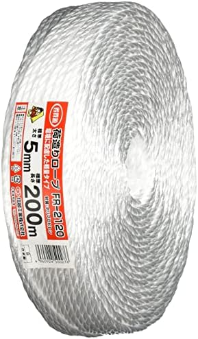 SHIN-ETSU INDUSTRIES FR-2120 ROPE DE PACHAÇÃO, BRANCO, 1 ROLO, 0,2 POLEGADO X 656,6 FT