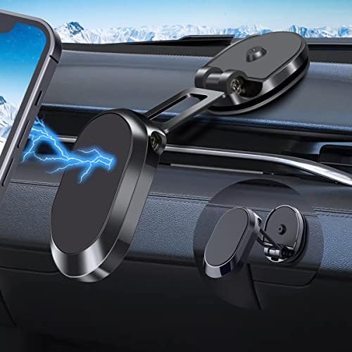 Porta de telefone magnético para carro, Multifuncional ímãs 6x Montagem de carro 360 ° ROTAÇÃO MONTAGEM MANTELE