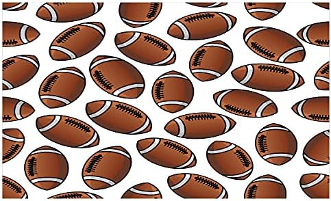 Suporte de escova de dentes de cerâmica esportiva lunarável, American Football Rugby Balls Padrão de desenho animado Atletismo