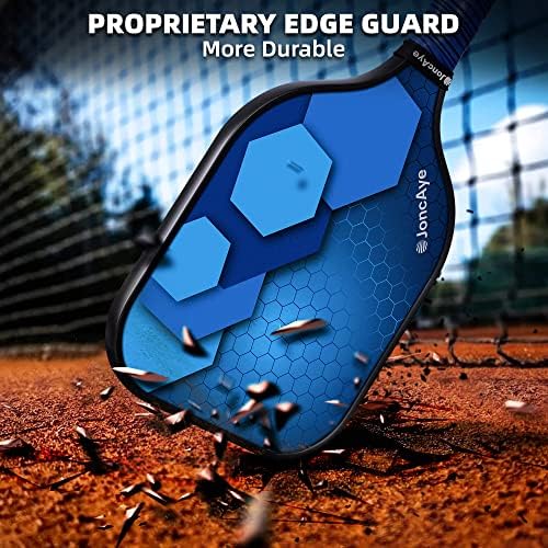 Pacote de pickleball, conjunto de 4 pushleball de pickleball, 16 bolas, 1 bolsa de raquete, 2 saco de bola, 4 fitas de aperto, 12 bola Retriever | Conjunto de requisitos e acessórios para pickle-ball | Presentes de pickleball