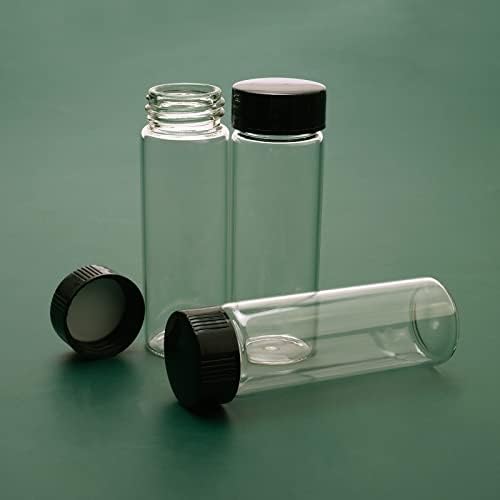 Kesell 30ml Glass Spice Ferts 12 PCs Pequenos recipientes de especiarias frascos de tempero vazios para acampar garrafas de frascos
