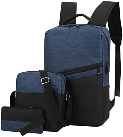 Mackpack de mochila masculina e feminino combinando mochilas de ombro de bolsa de negócios de três peças para
