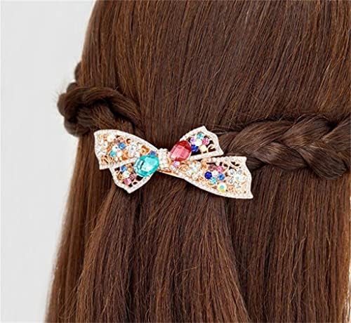 Wenlii Bow Spring Clip Hair Acessórios de cocar de cabeleireiro de cabelos de cabelo de cabelo jóias de clipe de rabo de cavalo