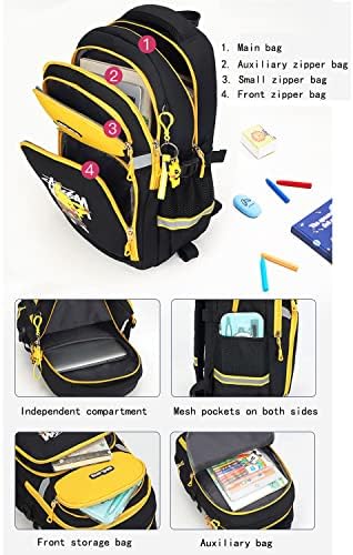 WZCSLM Anime School Bags Student Oxford Cloth Casto Backpack Back Travel Bag de bagagem de carrinho de carrinho com