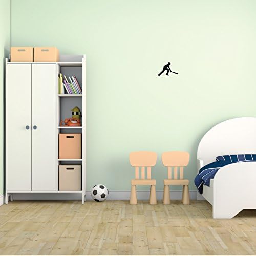 THEVINYLGURU CRICKET DE PARELA DE DECALA DE PAREDE 7 - adesivos de decalques e mural para crianças quarto de meninos meninas e quarto. Cricket Ball Sport India Arte de parede para decoração e decoração - mural de silhueta de críquete