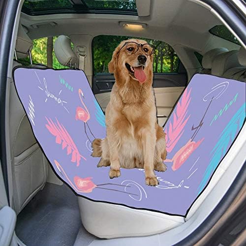ENEVOTX CANTO CANTO CAPO DE CANTO Harmonioso de design de impressão fofa capas de assento de carro para cães impermeável