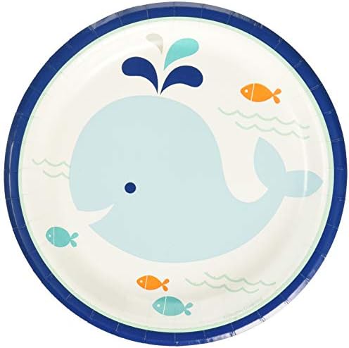 Placas de sobremesa de baleia azul de conversão criativa, 7
