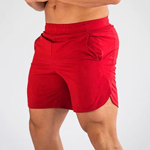 Swim Trunks Masculino Shorts Ginástica Athletic Shorts de 3 polegadas Sports Sports Sports Banho Shorts de praia com bolso