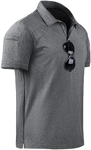 Camisas pólo scodi para homens casuais manga curta de golfe pólo atlético de camisa de tênis de camisa de colarinho diária