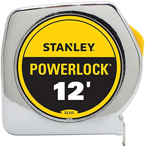 Stanley Hand Tools 33-312 3/4 x 12 'Powerlock Professional Fita Medida