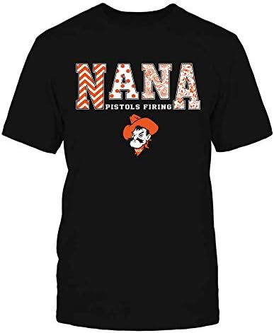 Fanprint Oklahoma State Cowboys T -shirt - Nana - Slogan- Padrined