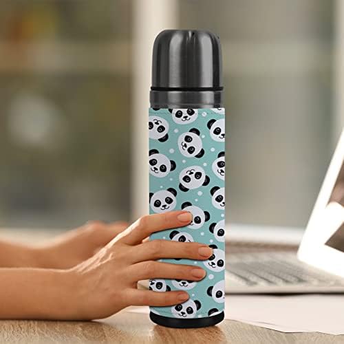 Vantaso fofo pandas isolados a vácuo Sports Sports Water Bottle Cup Caneca 500ml 17 oz para homens homens meninas meninas